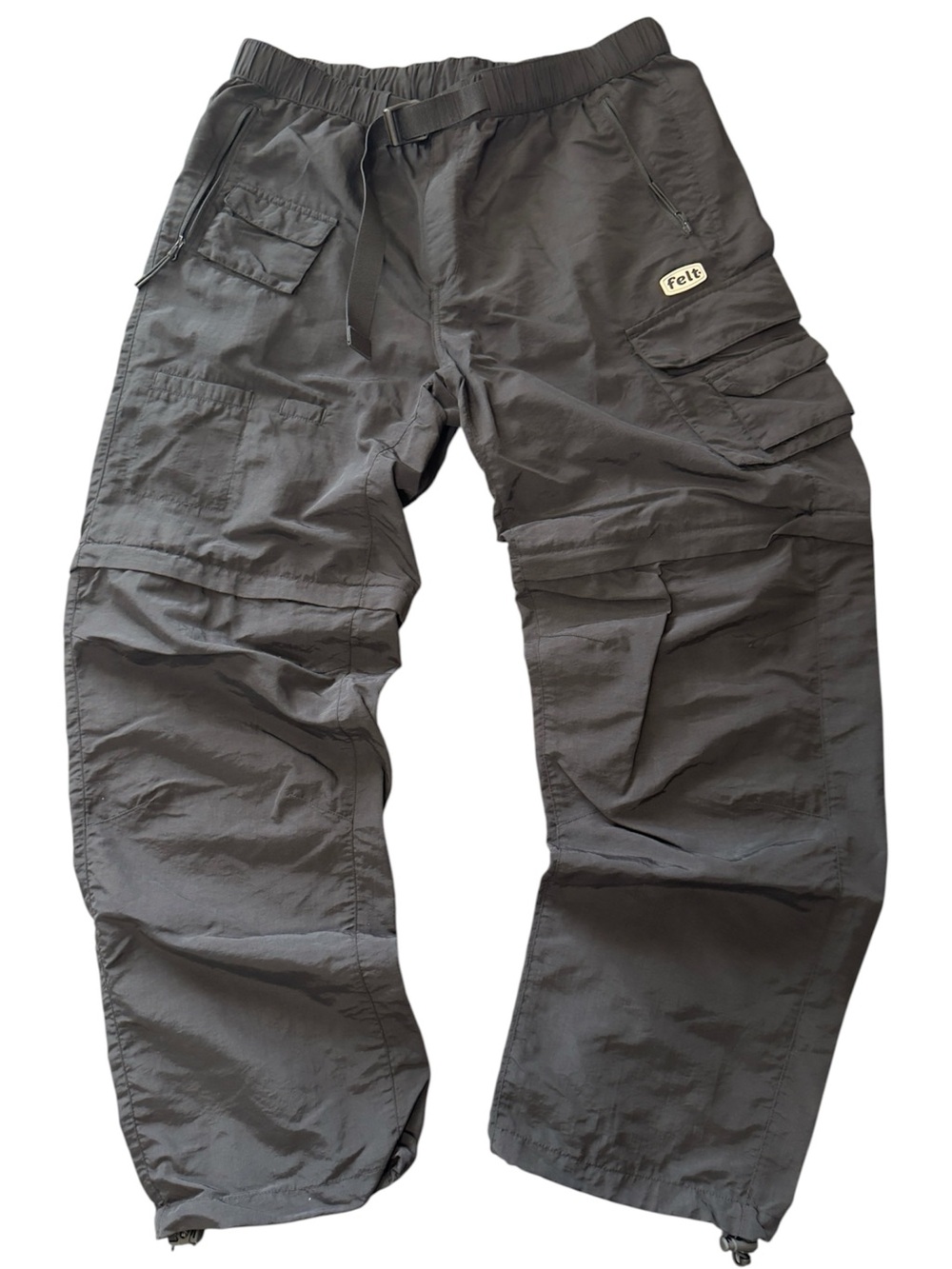 Men's Cargo Pants — Logo Charcoal